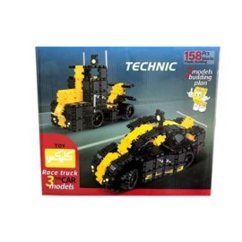  اسباب بازی ساختنی کامیون مسابقه 158 قطعه کلیکس توی CLIX TOY _اسباب بازی لگو 