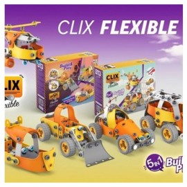  اسباب بازی ساختنی 148 قطعه پنج در یک کلیکس توی CLIX TOY_اسباب بازی لگو 