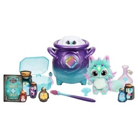 مجیک میکسیز دیگ جادویی با عروسک رباتیک سورپرایزی بنفش مدل Moose - Magic Mixies - Magic Cauldron Purple_اسباب بازی ربات