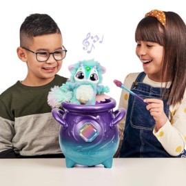مجیک میکسیز دیگ جادویی با عروسک رباتیک سورپرایزی بنفش مدل Moose - Magic Mixies - Magic Cauldron Purple_اسباب بازی ربات